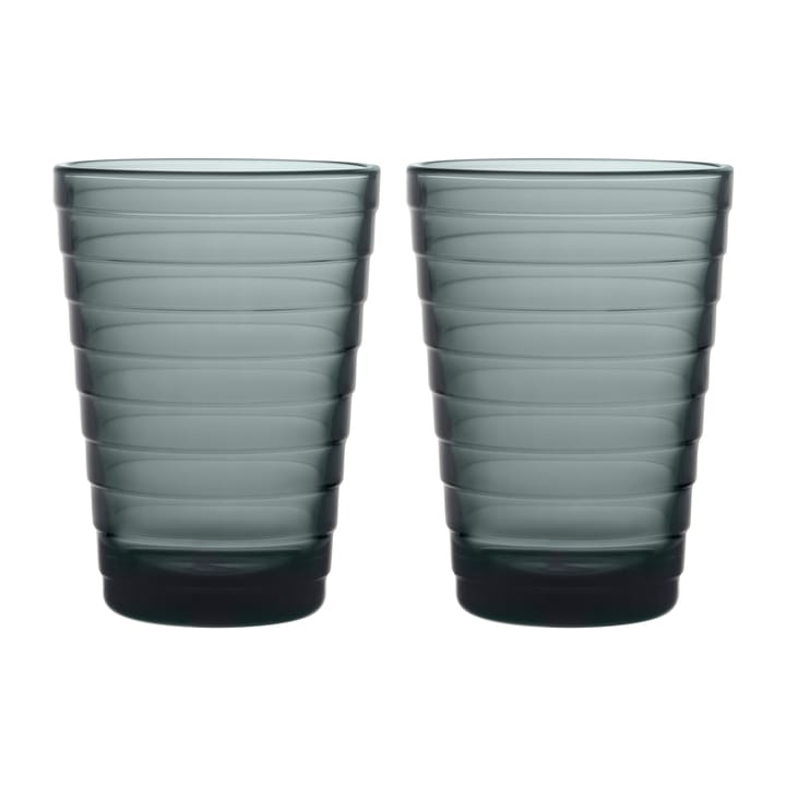 Aino Aalto drikkeglas 2 stk - 33 cl - Mørkegrå - Iittala