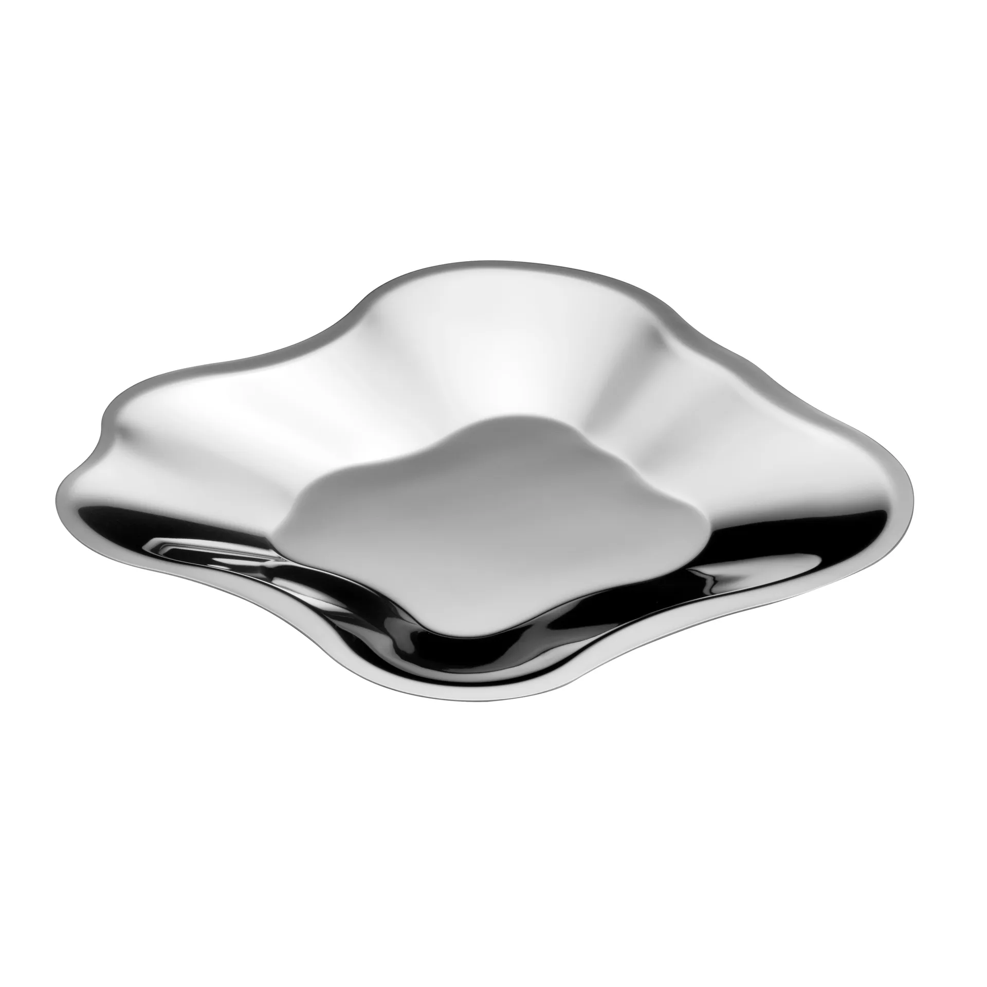 Alvar Aalto rustfri fad, lille (358 mm) Iittala