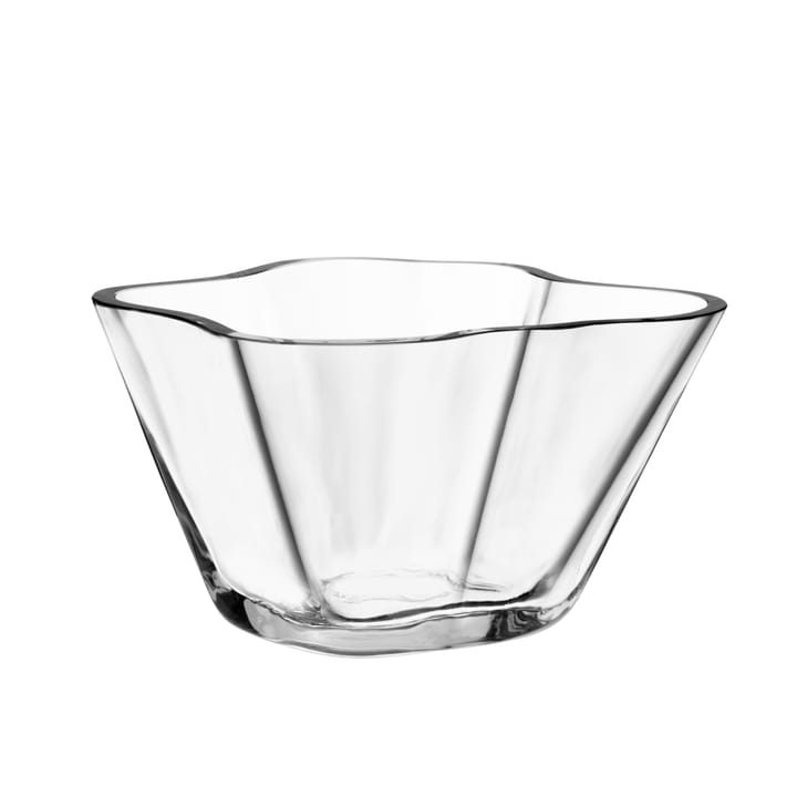 Alvar Aalto skål 75 mm, klar Iittala