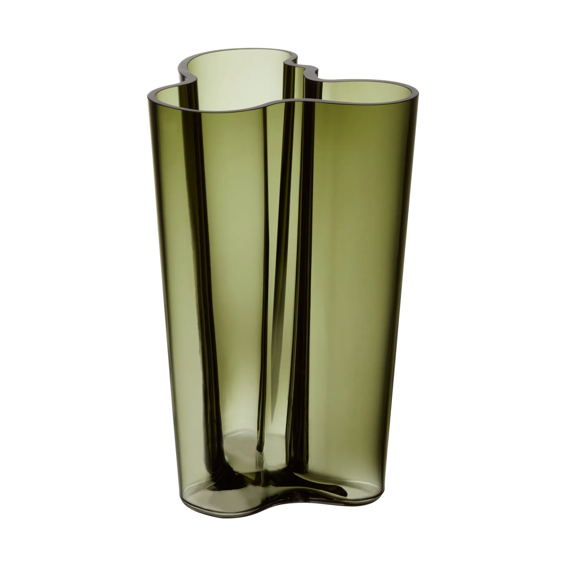 Alvar Aalto vase mosgrøn, 251 mm Iittala