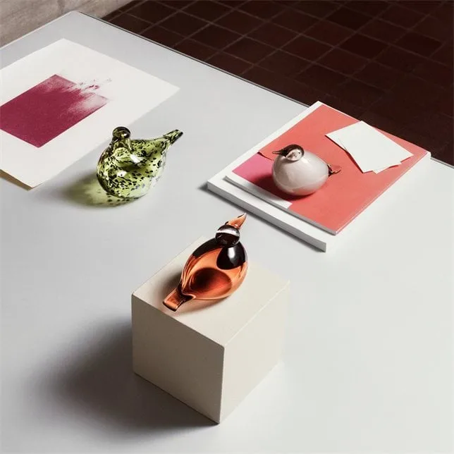Birds by Toikka Rørsanger, Finsk sand, 21x13 cm Iittala