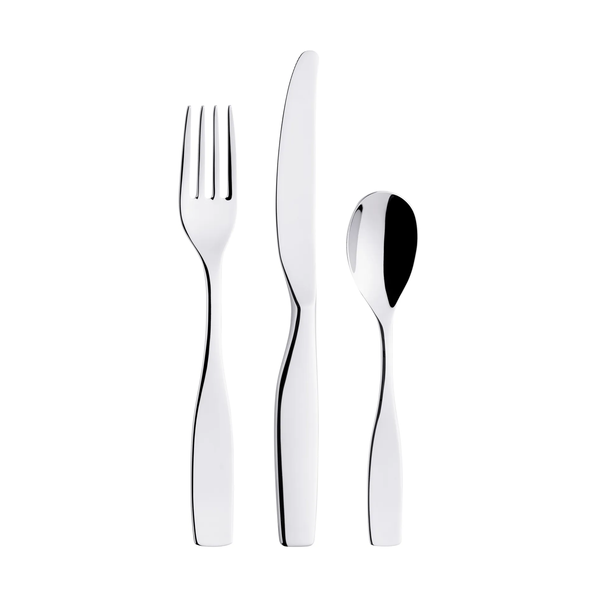 Citterio 98 dessertbestik 12 dele gaveæske, Blank rustfrit stål Iittala
