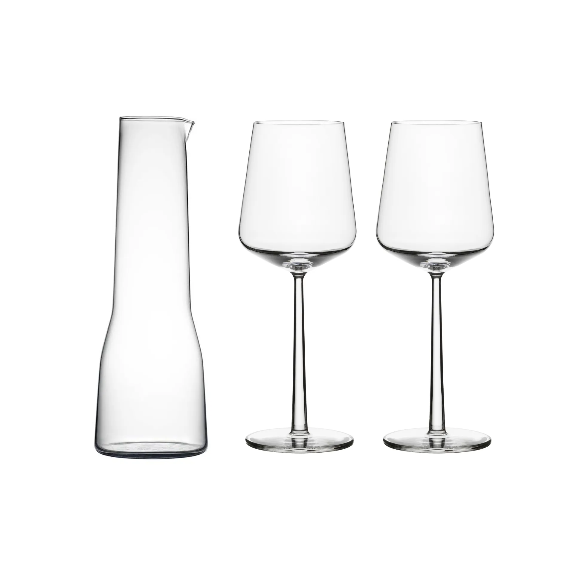 Essence karaffel og vinglas 2 dele Iittala