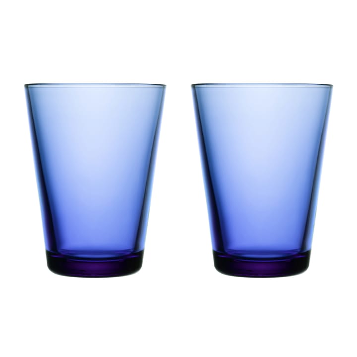 Kartio drikkeglas 40 cl 2 stk, Ultra marineblå Iittala