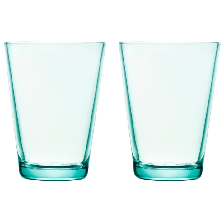 Kartio drikkeglas 40 cl 2 stk, vandgrøn Iittala