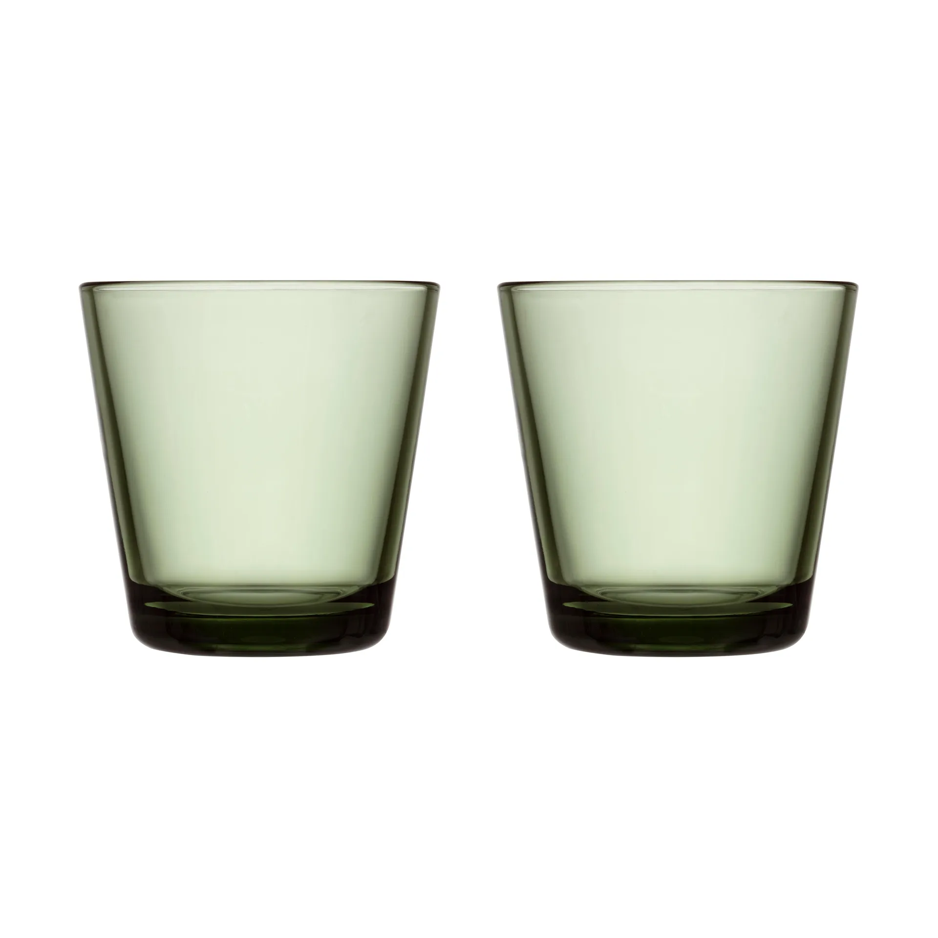 Kartio glas 21 cl 2 stk, Fyrretræsgrøn Iittala