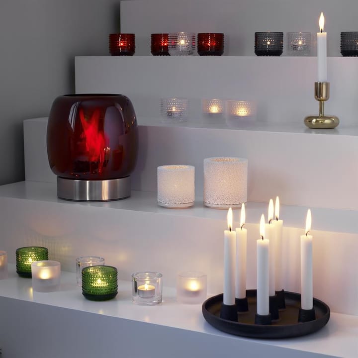 Kastehelmi fyrfadslysestage, frostet Iittala