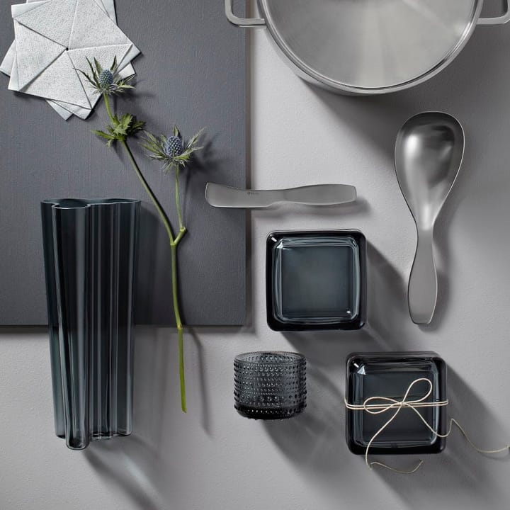Kastehelmi fyrfadslysestage, grå Iittala
