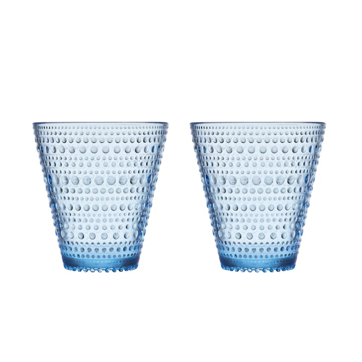 Kastehelmi glas 30 cl 2 stk - aqua - Iittala