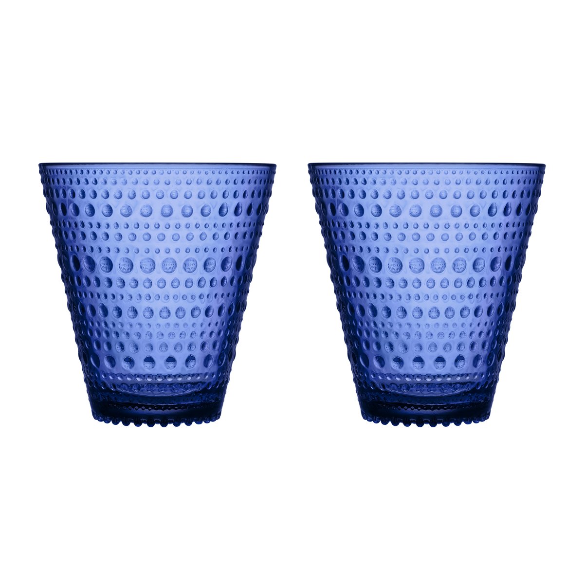 Iittala Kastehelmi glas 30 cl 2 stk Ultra marineblå