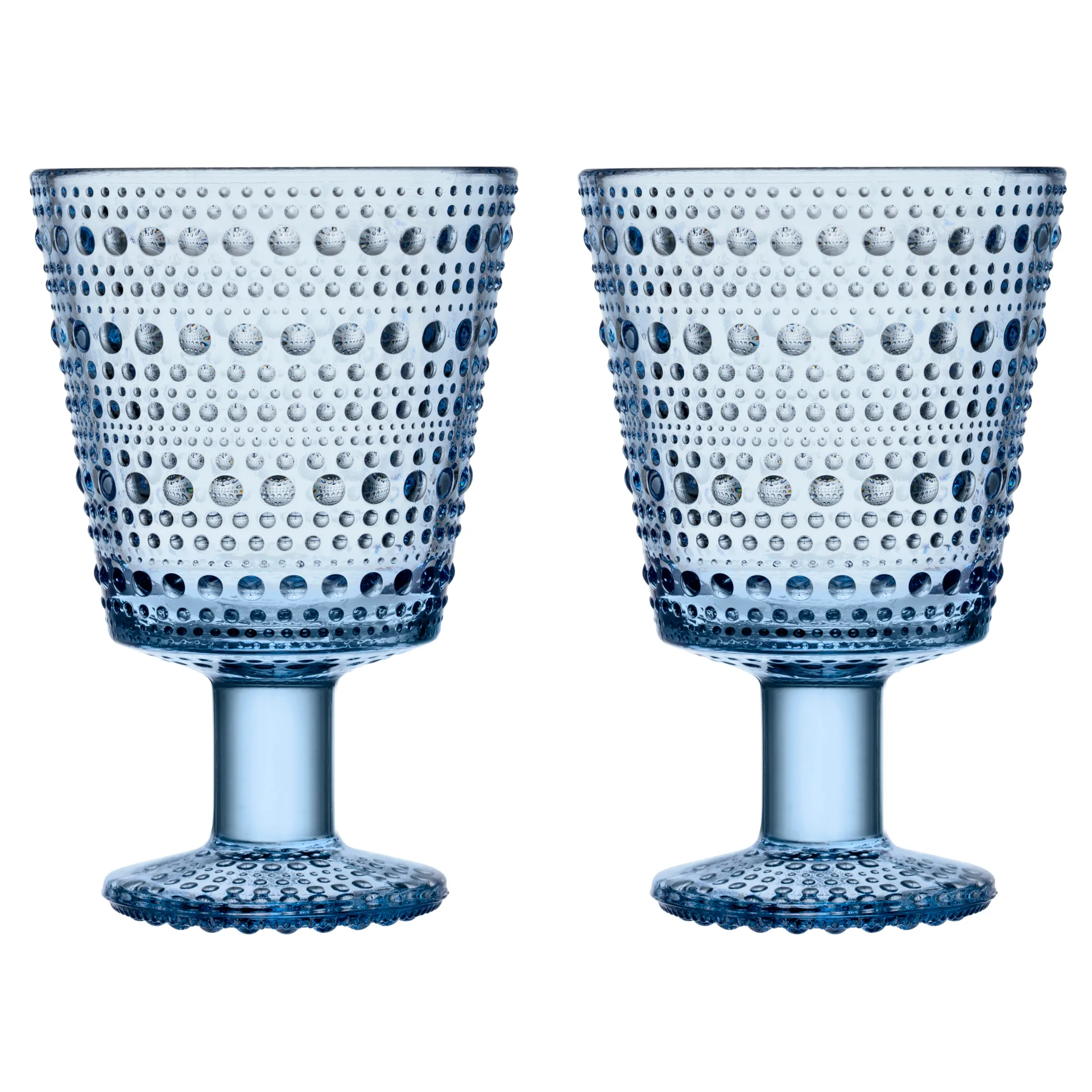 Kastehelmi glas på fod 26cl 2 stk, Aqua Iittala