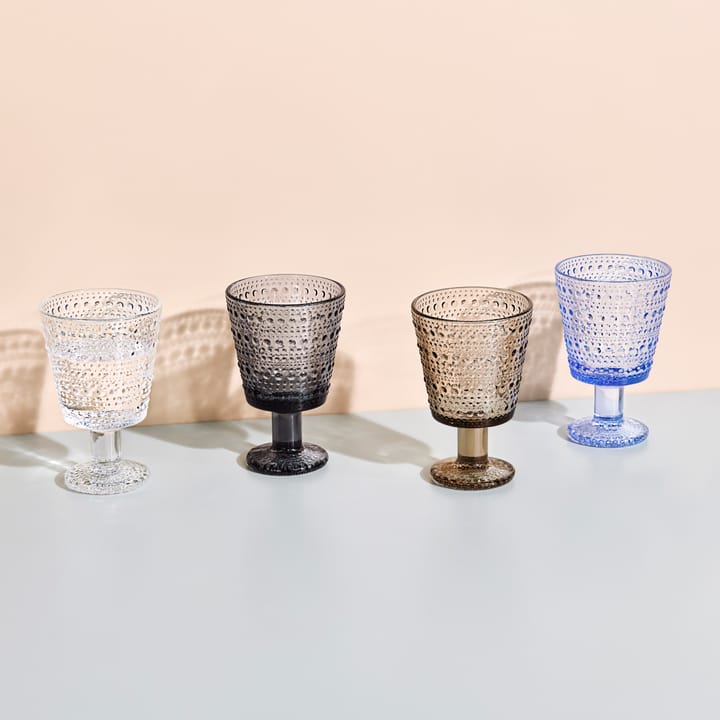 Kastehelmi glas på fod 26cl 2 stk, Klar Iittala