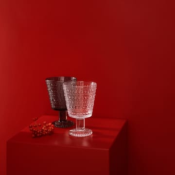 Kastehelmi glas på fod 26cl 2 stk - Klar - Iittala