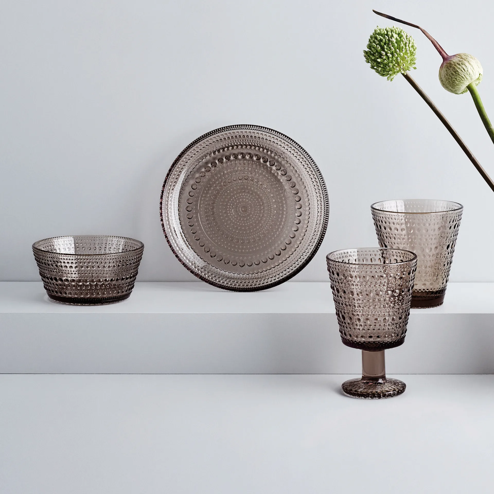 Kastehelmi skål, Hør Iittala