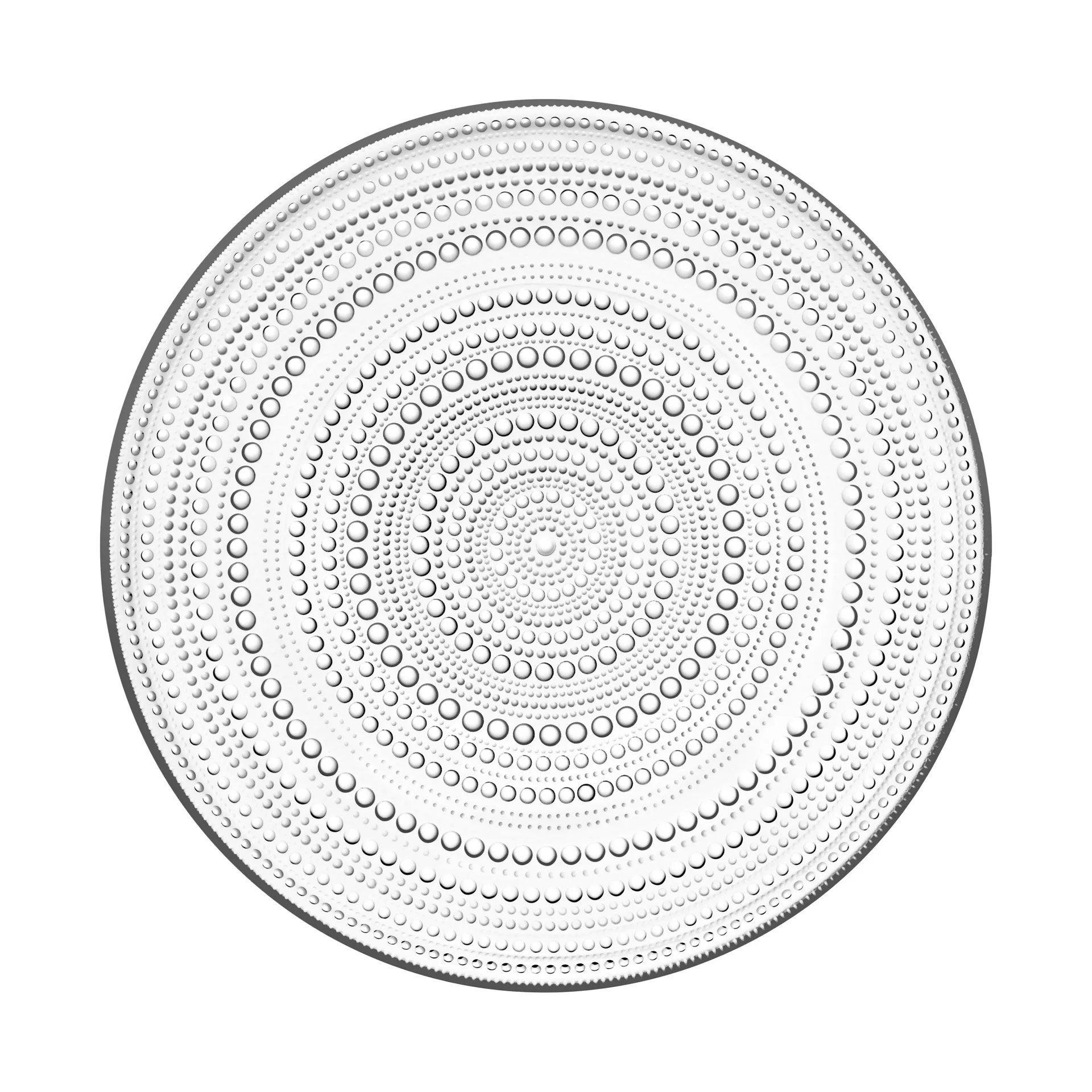 Kastehelmi tallerken, 31,5 cm, klar Iittala