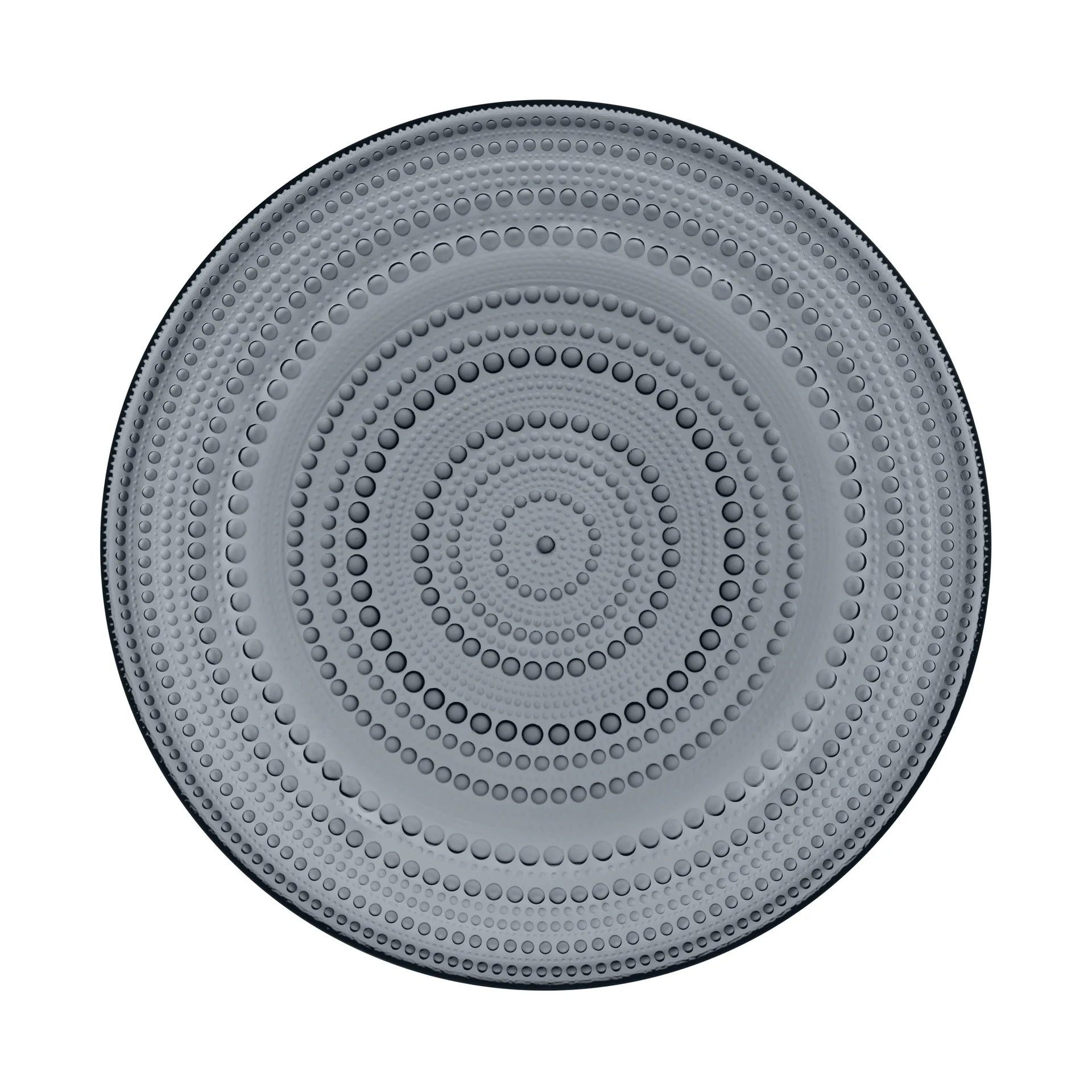 Kastehelmi tallerken, 31,5 cm, Mørkegrå Iittala