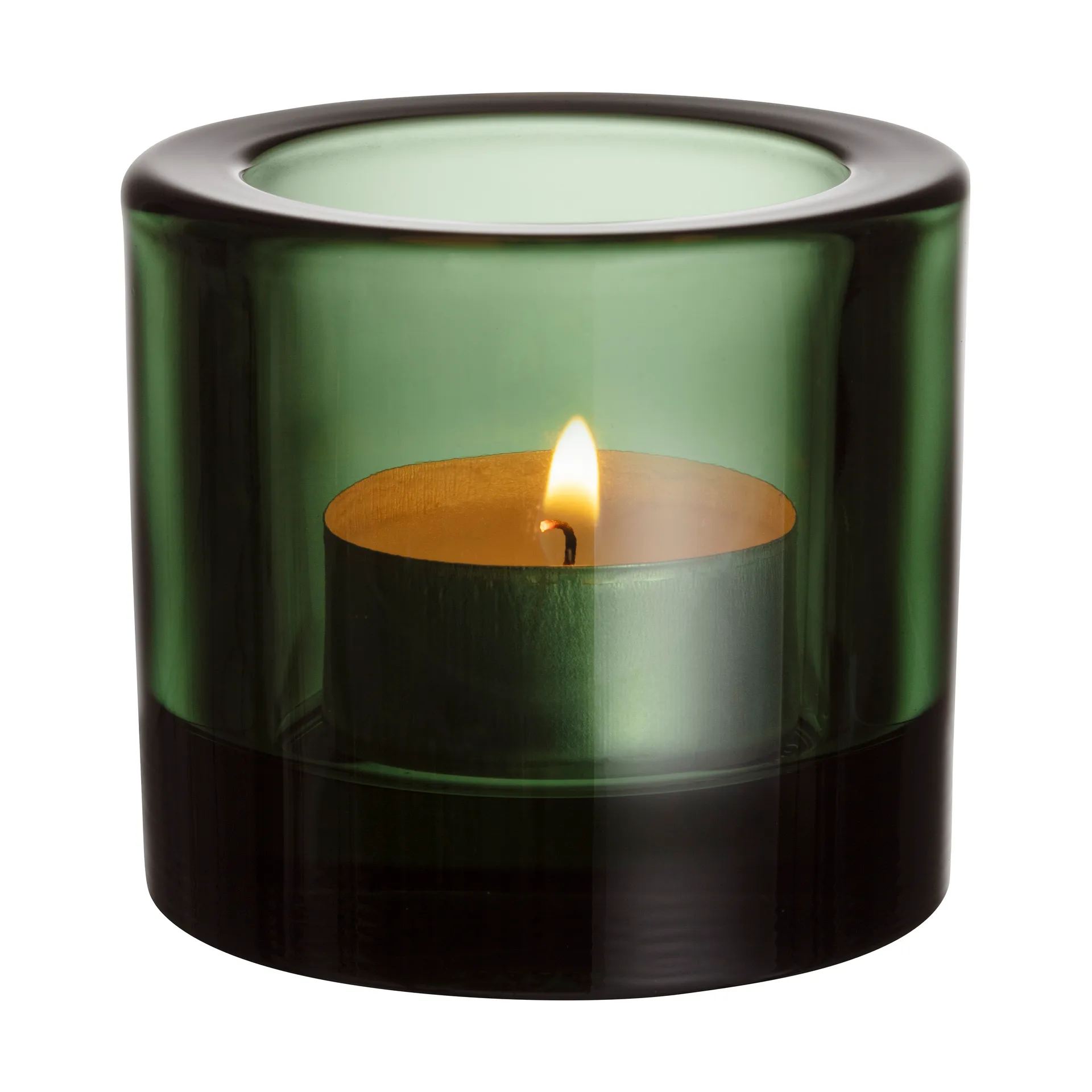 Kivi lysestage 60 mm, Fyrgrøn Iittala