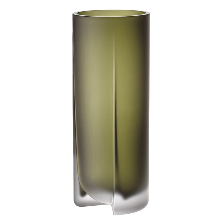 Kuru vase 25,5 cm, Frostet mosgrøn Iittala