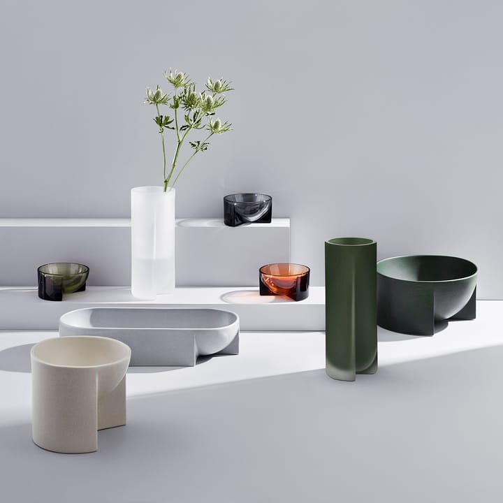 Kuru vase 25,5 cm, Frostet mosgrøn Iittala