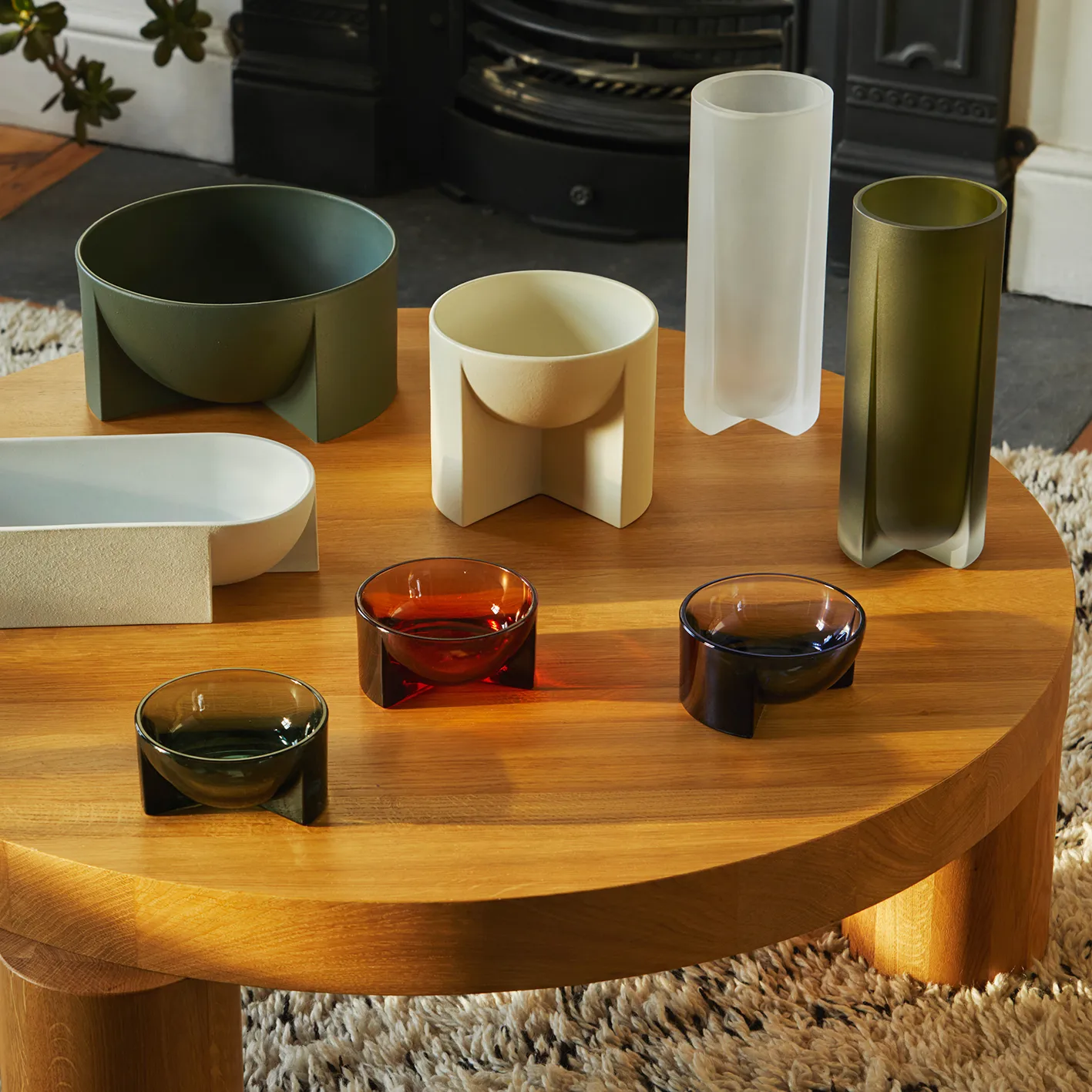 Kuru vase 25,5 cm, Frostet mosgrøn Iittala