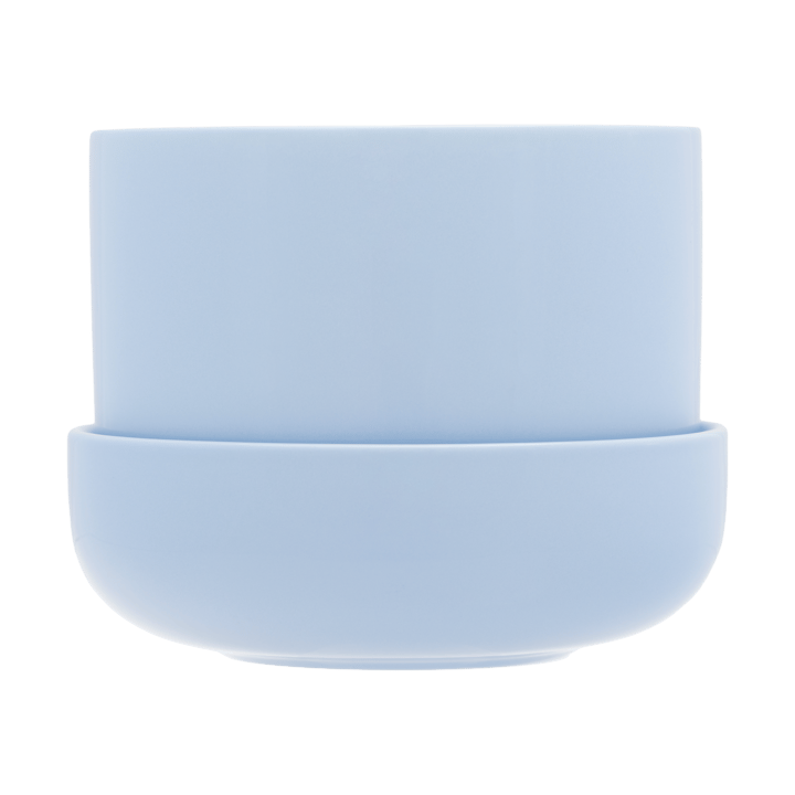 Nappula krukke med underskål Ø17 cm h13 cm - Aqua - Iittala
