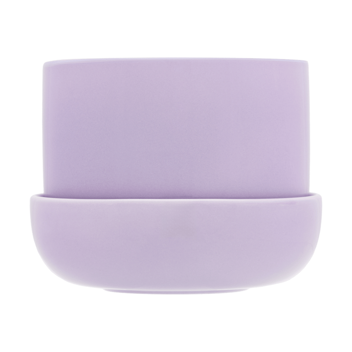 Nappula krukke med underskål Ø17 cm h13 cm - Lyslilla - Iittala