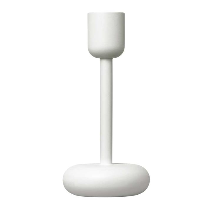 Nappula lysestage hvid, stor 183 mm Iittala