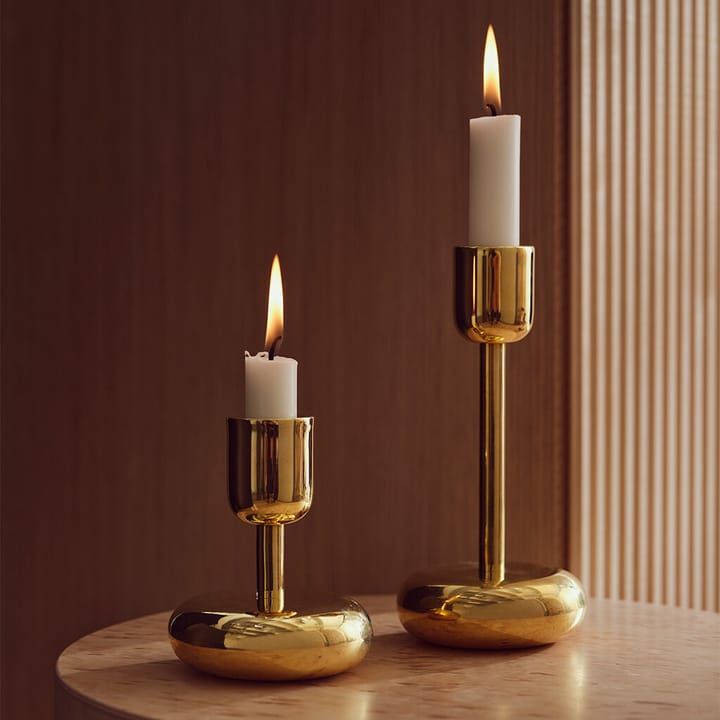 Nappula lysestage messing, stor 183 mm Iittala