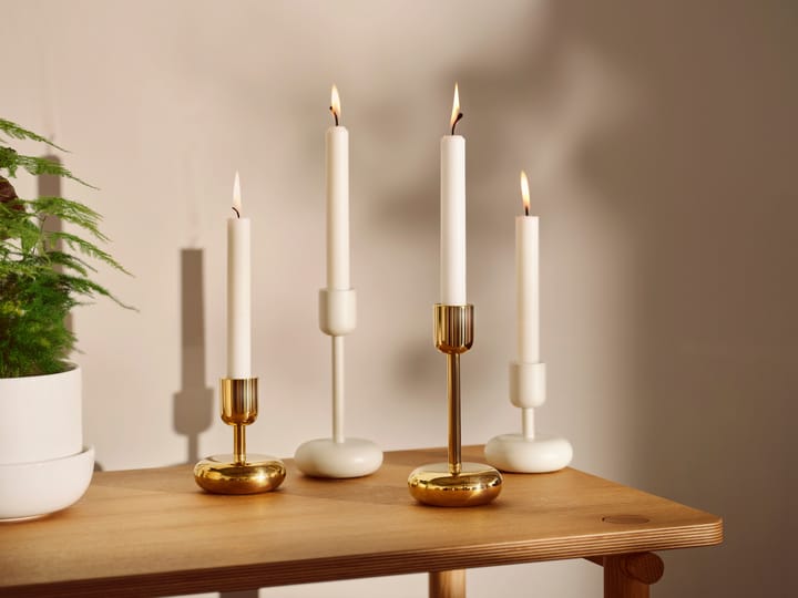 Nappula lysestage messing, stor 183 mm Iittala