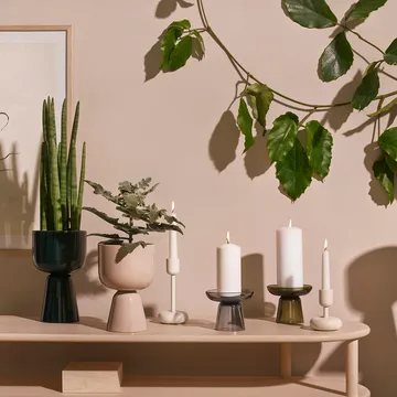 Nappula lysestage pudder - Lille 107 mm - Iittala