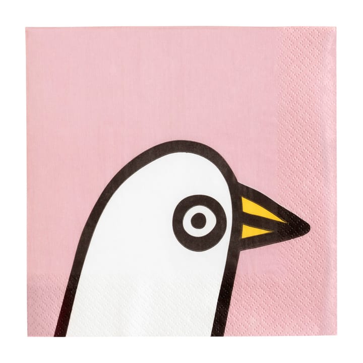 Oiva Toikka Birdie serviet 20-pak, Lyserød Iittala
