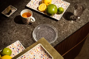 Oiva Toikka Helle A6 tallerken 10x15 cm - Ametyst - Iittala