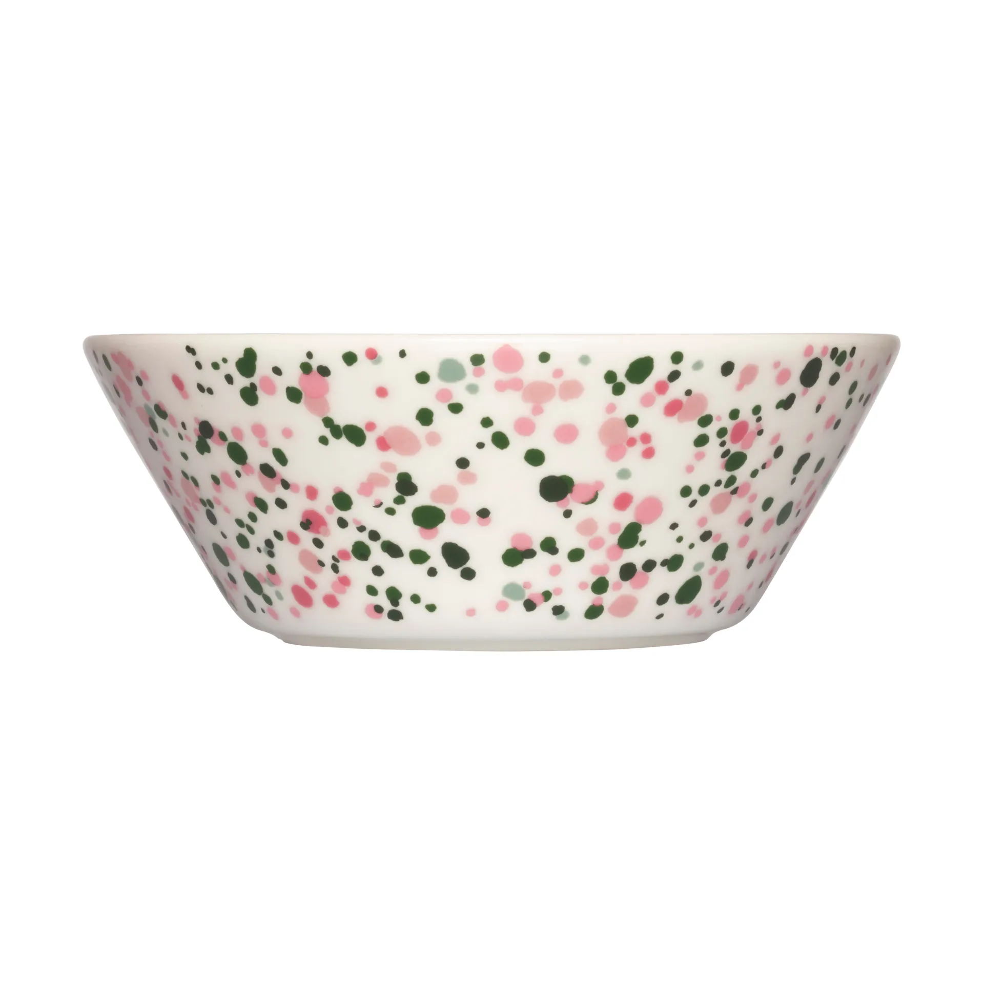 Oiva Toikka Helle skål Ø15 cm, Lyserød-grøn Iittala