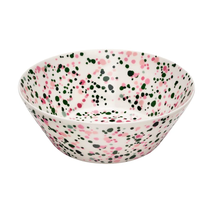 Oiva Toikka Helle skål Ø15 cm, Lyserød-grøn Iittala