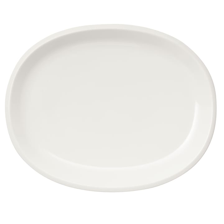Raami ovalt serveringsfad 35 cm, Hvid Iittala