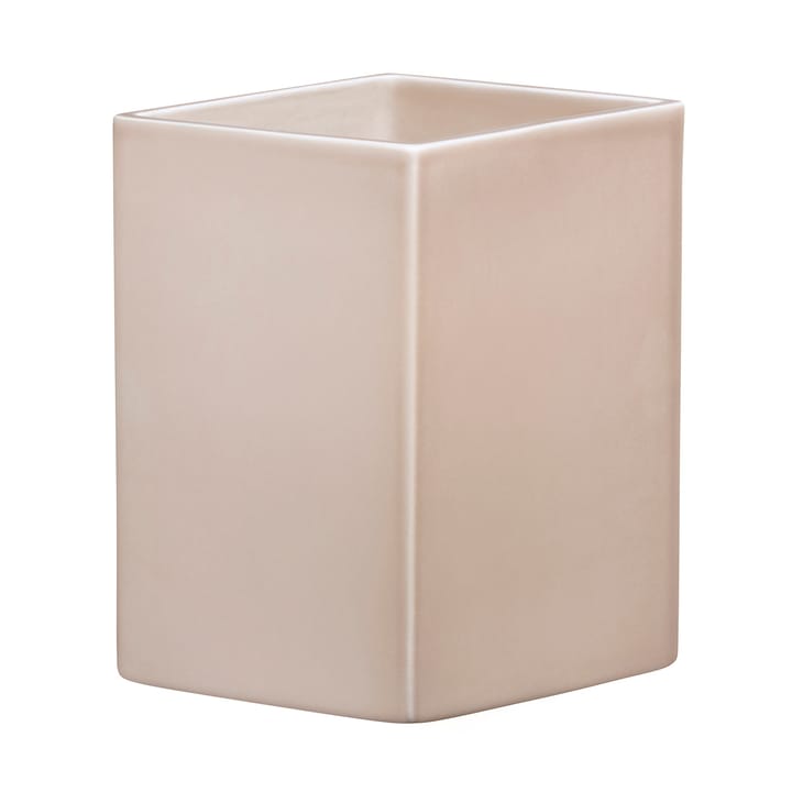 Ruutu keramikvase 225 mm - Beige - Iittala