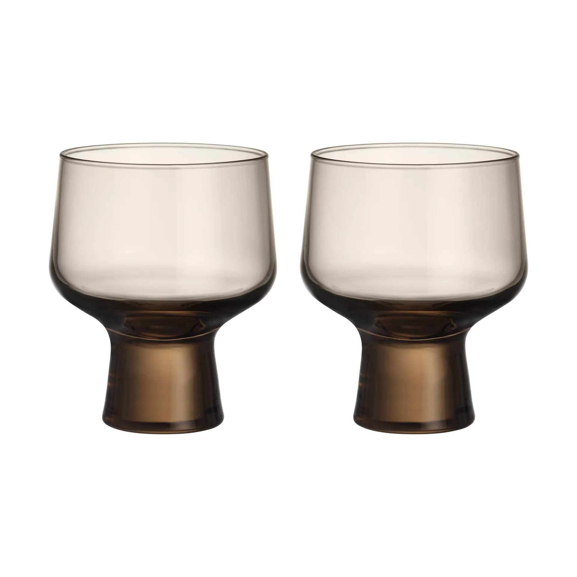 Solare glas på fod 29 cl 2-pak, Linned Iittala