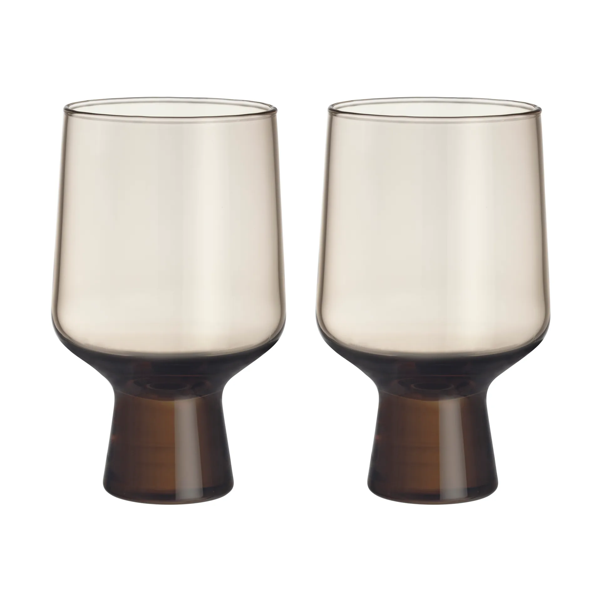 Solare glas på fod 40 cl 2-pak, Linned Iittala