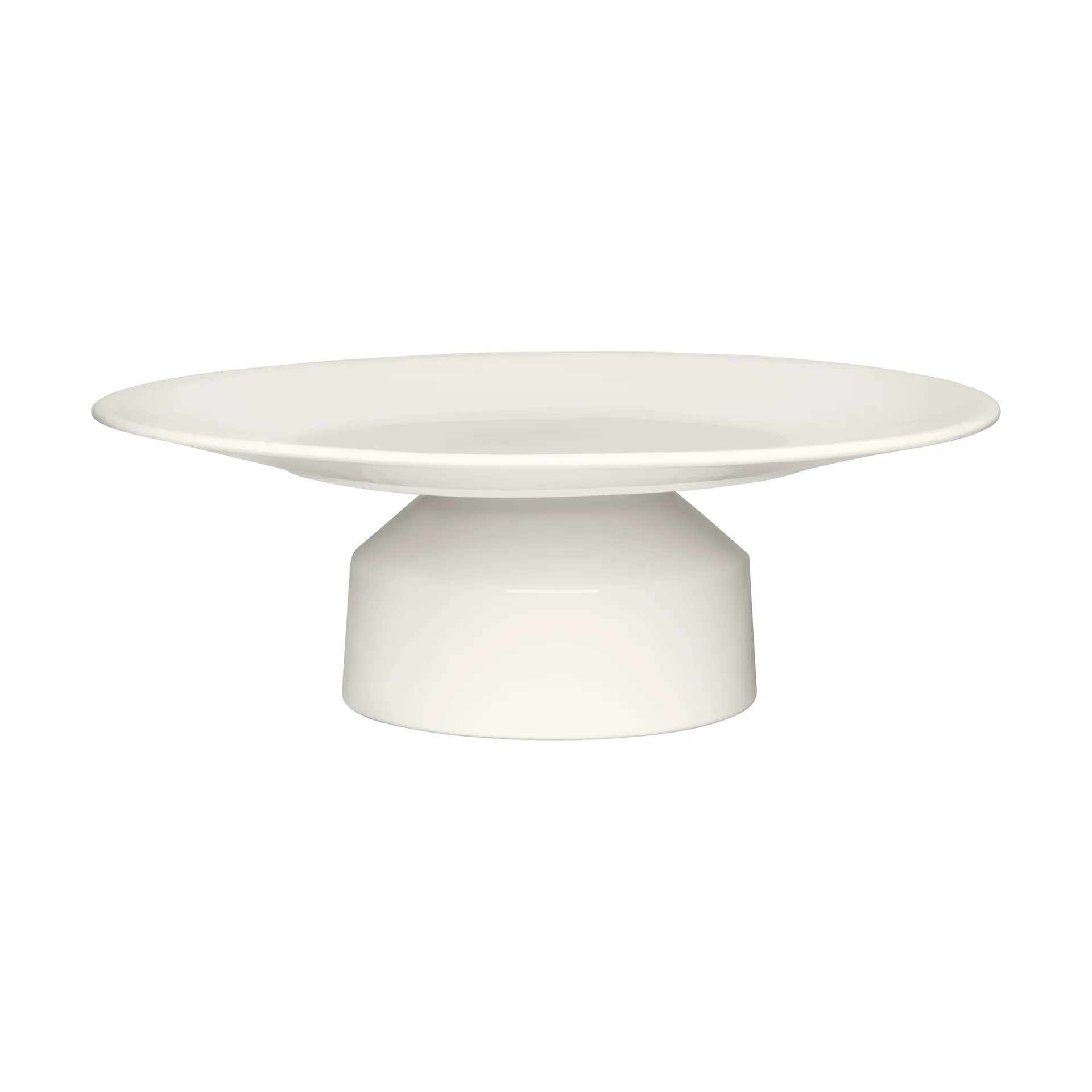 Solare serveringsfad lavt 9,5xØ30 cm, Hvid Iittala