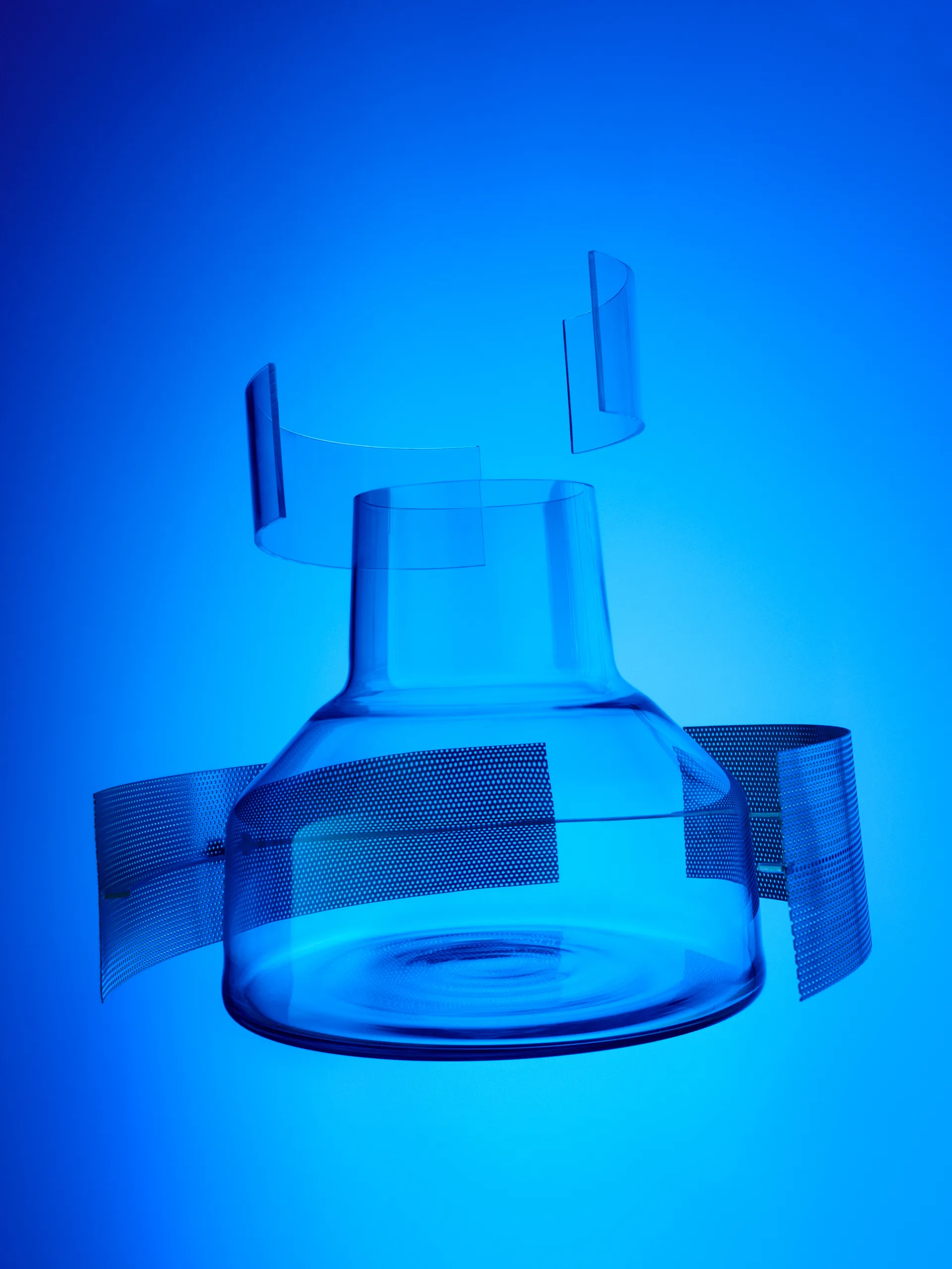 Solare vase lav Ø22x20 cm, Klar Iittala