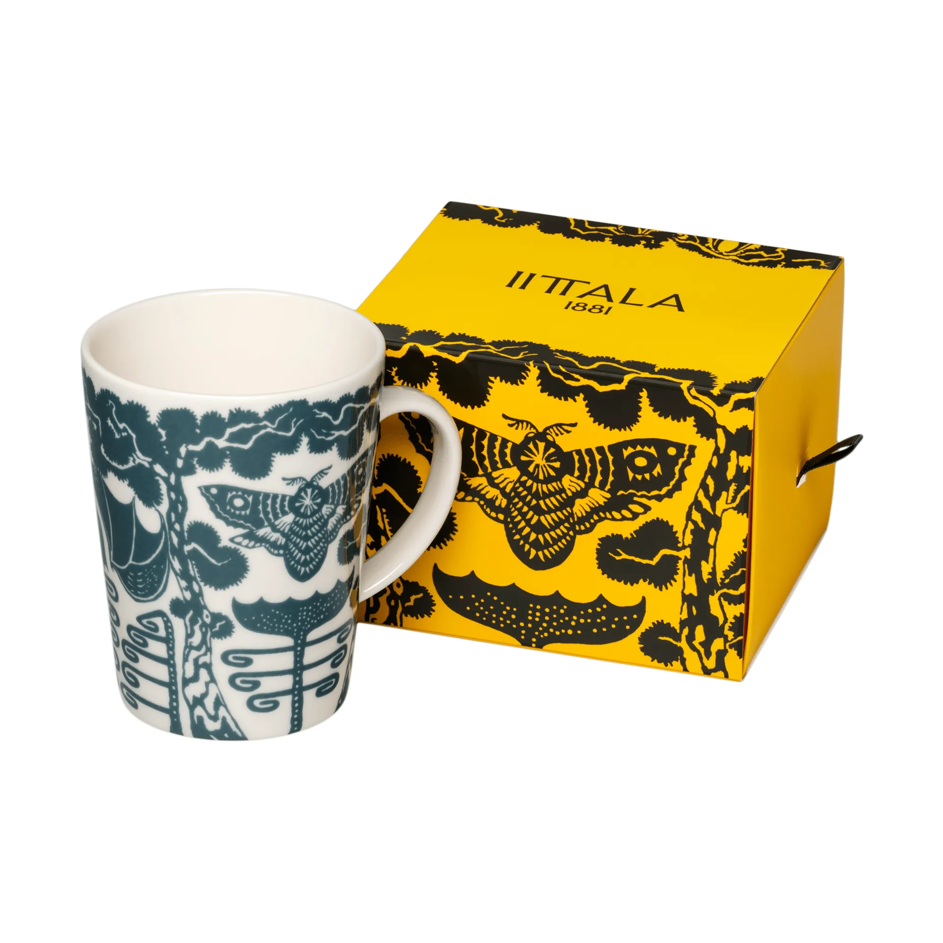 Taika krus 40 cl gaveæske, Yö stålblå Iittala
