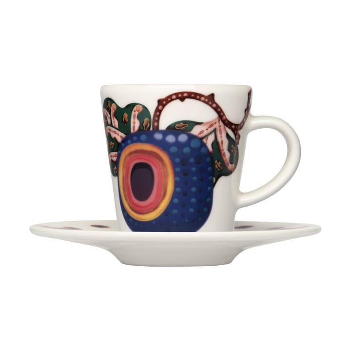 Taika Sato espressokop 10 cl, Hvid-flerfarvet Iittala