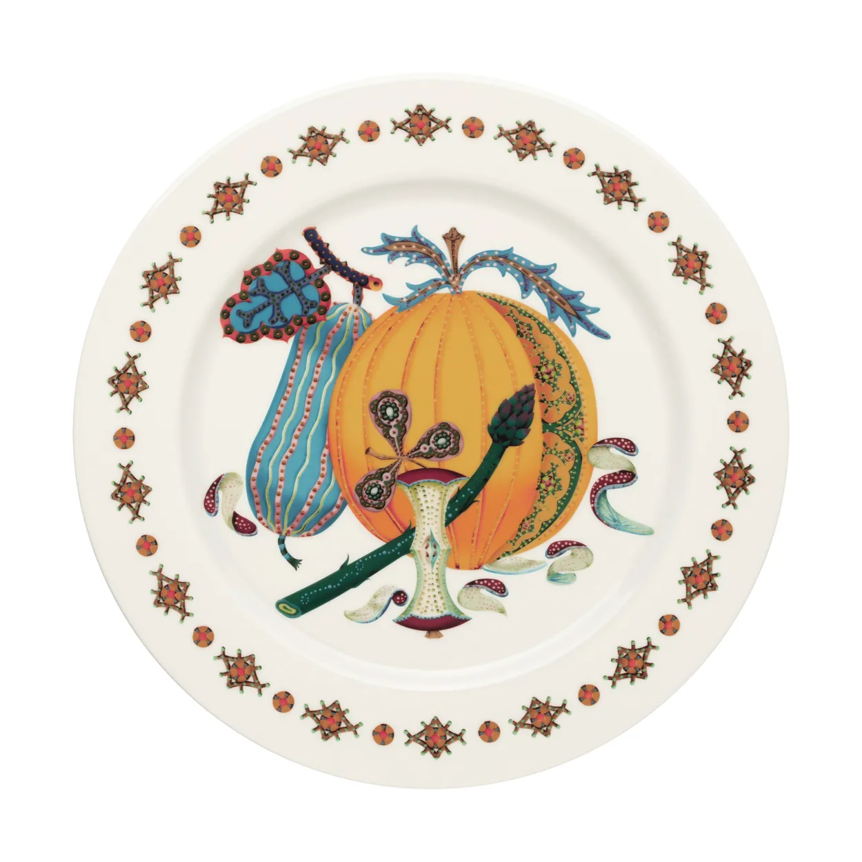 Iittala Taika Sato tallerken Ø30 cm Hvid-flerfarvet