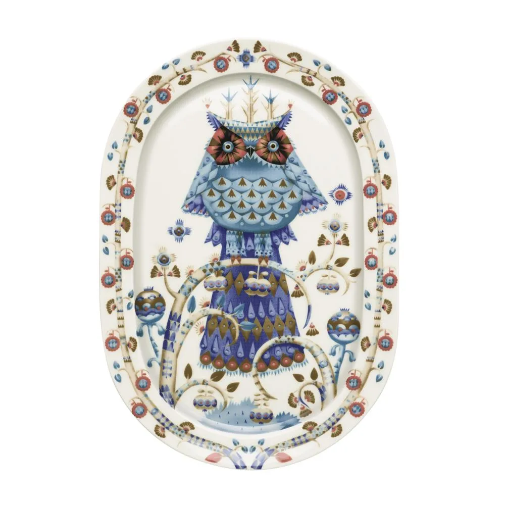 Taika serveringsfad, hvid Iittala