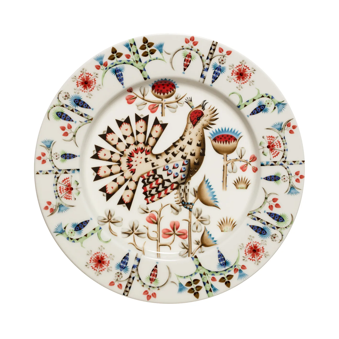 Taika Siimes asiet 22 cm, Hvid Iittala