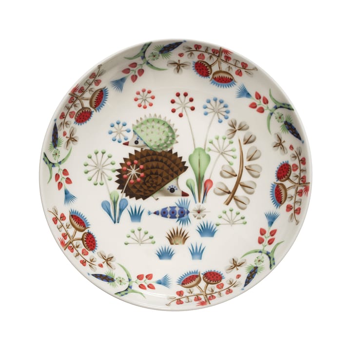 Taika Siimes dyb tallerken 20 cm, Hvid Iittala