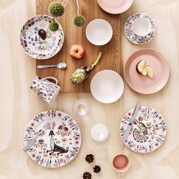 Taika Siimes dyb tallerken 20 cm - Hvid - Iittala