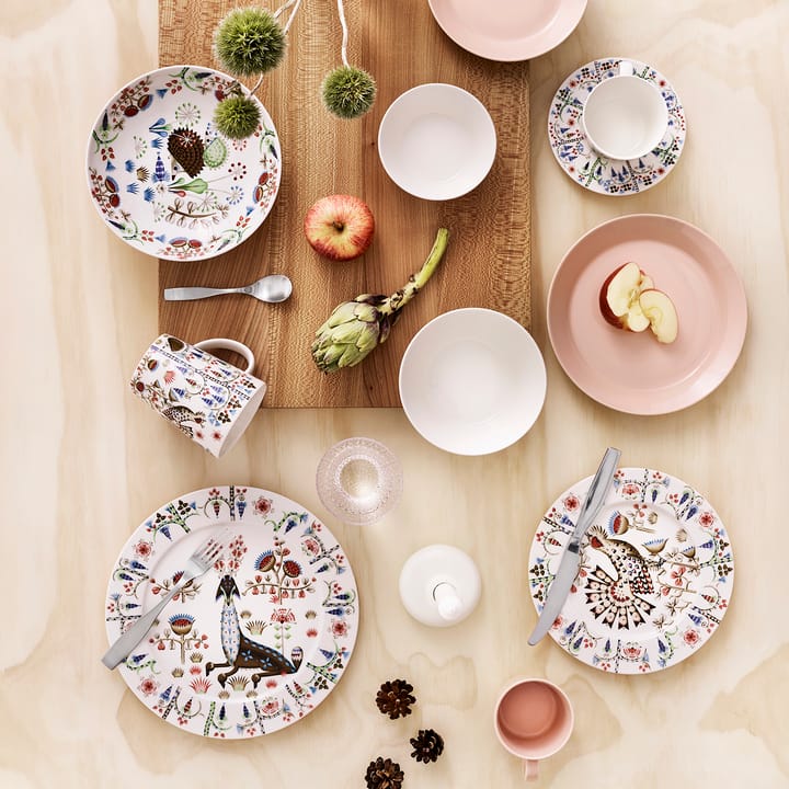 Taika Siimes dyb tallerken 20 cm, Hvid Iittala