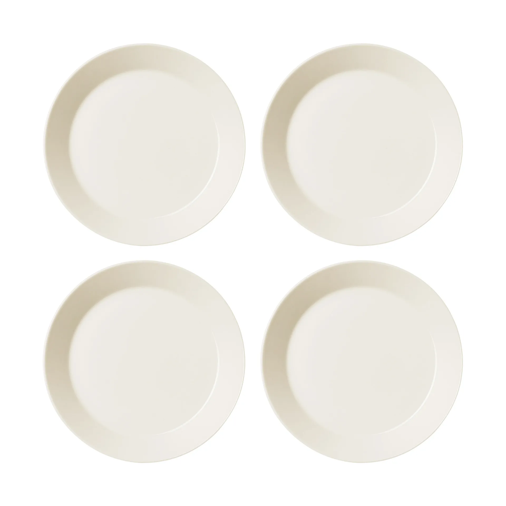 Teema asiet Ø21 cm 4-pak, Hvid Iittala