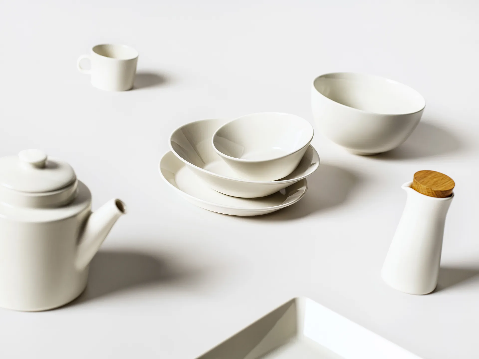 Teema dyb tallerken Ø21 cm, hvid Iittala